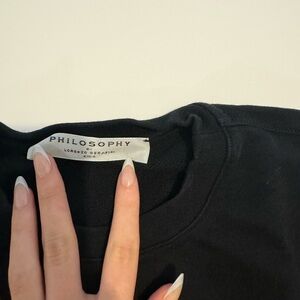 Long sleeve designer sweater